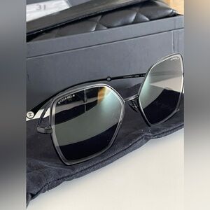 Chanel Black Butterfly Sunglasses 4262